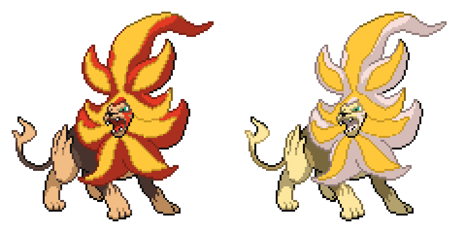 Mega Pyroar F by TheSonicGamerYT on DeviantArt