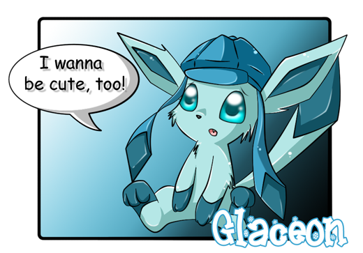 Glaceon :: It Can be Cute, Too