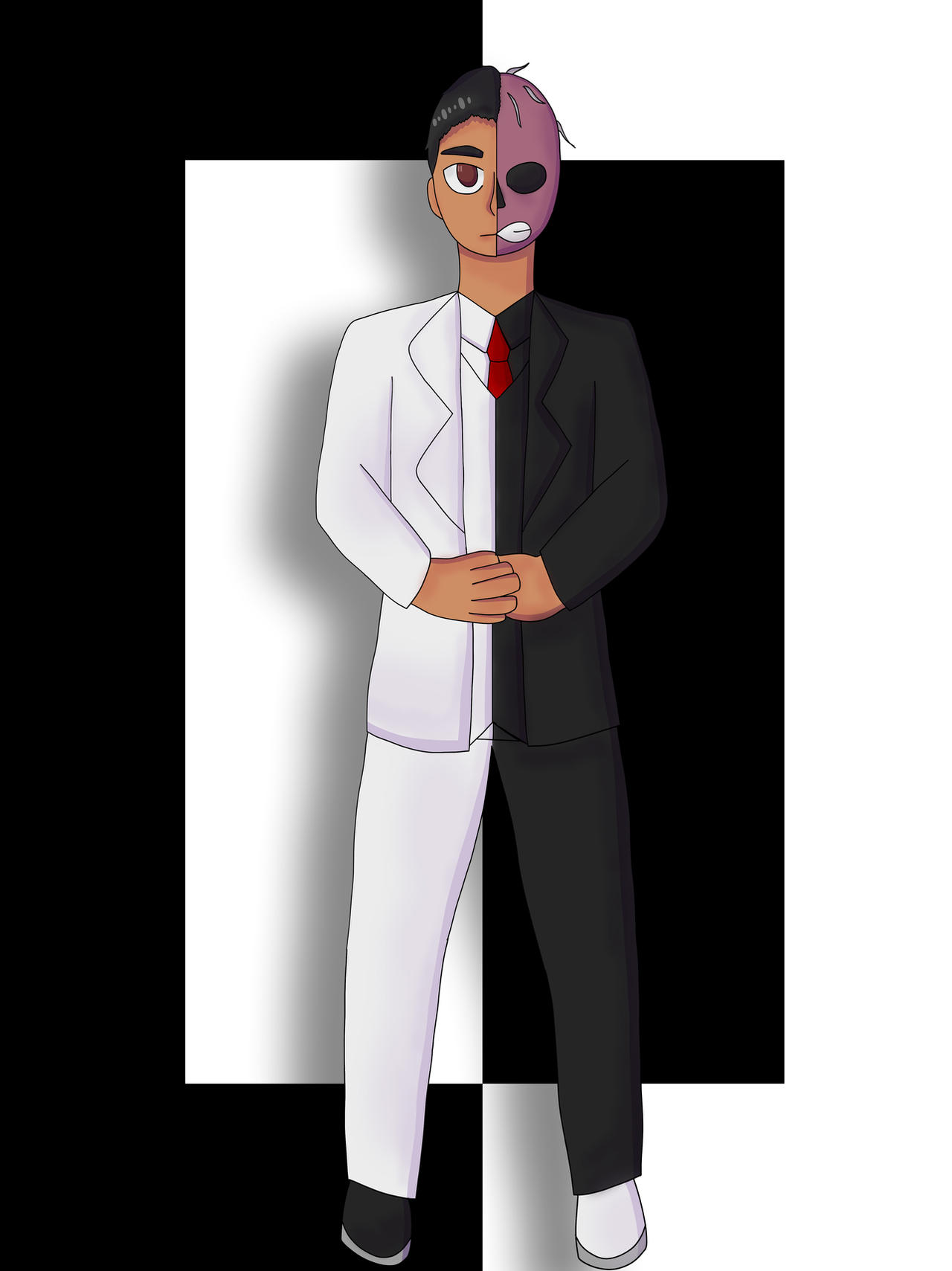 Two Face Redesign by Themoonfromthe1890s on DeviantArt