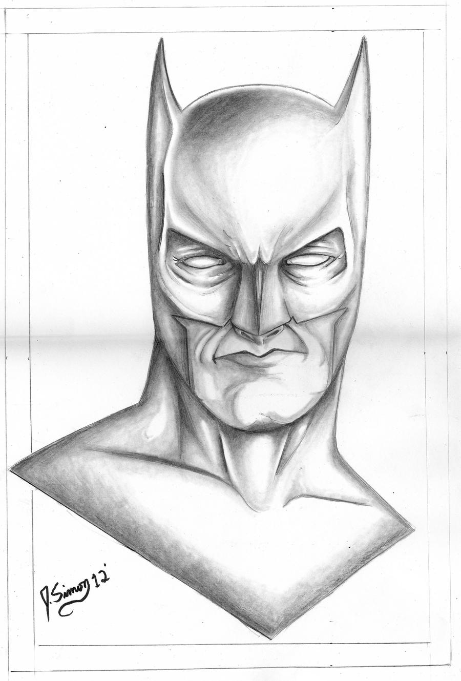 Batman Pencil Drawing By Jsimonart On Deviantart Batman Pencil Drawing By Jsimonart On Deviantart