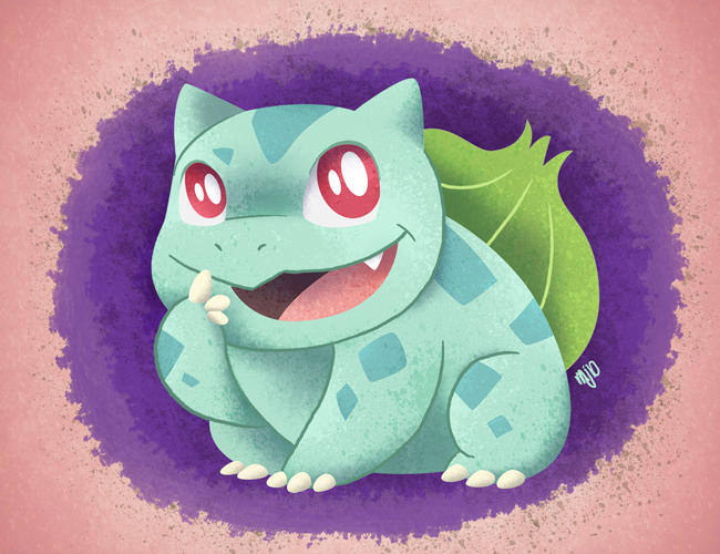 bulbasaur paint by mirandajane on DeviantArt