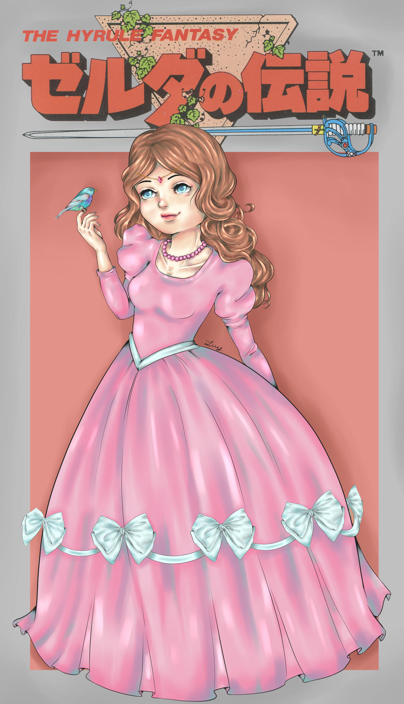 Princess Zelda Nes by Zeldyy on DeviantArt