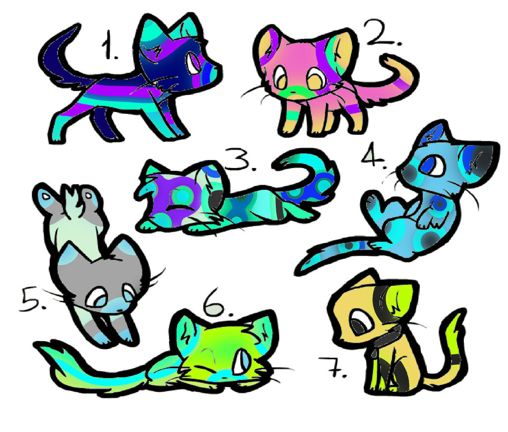 1 point and free  adoptable cats