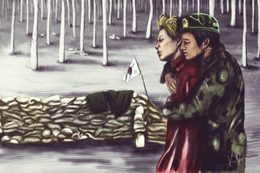 TaeKai Taemin Kai Soldier song inspired fanart