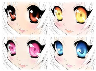 how to .. eye coloration