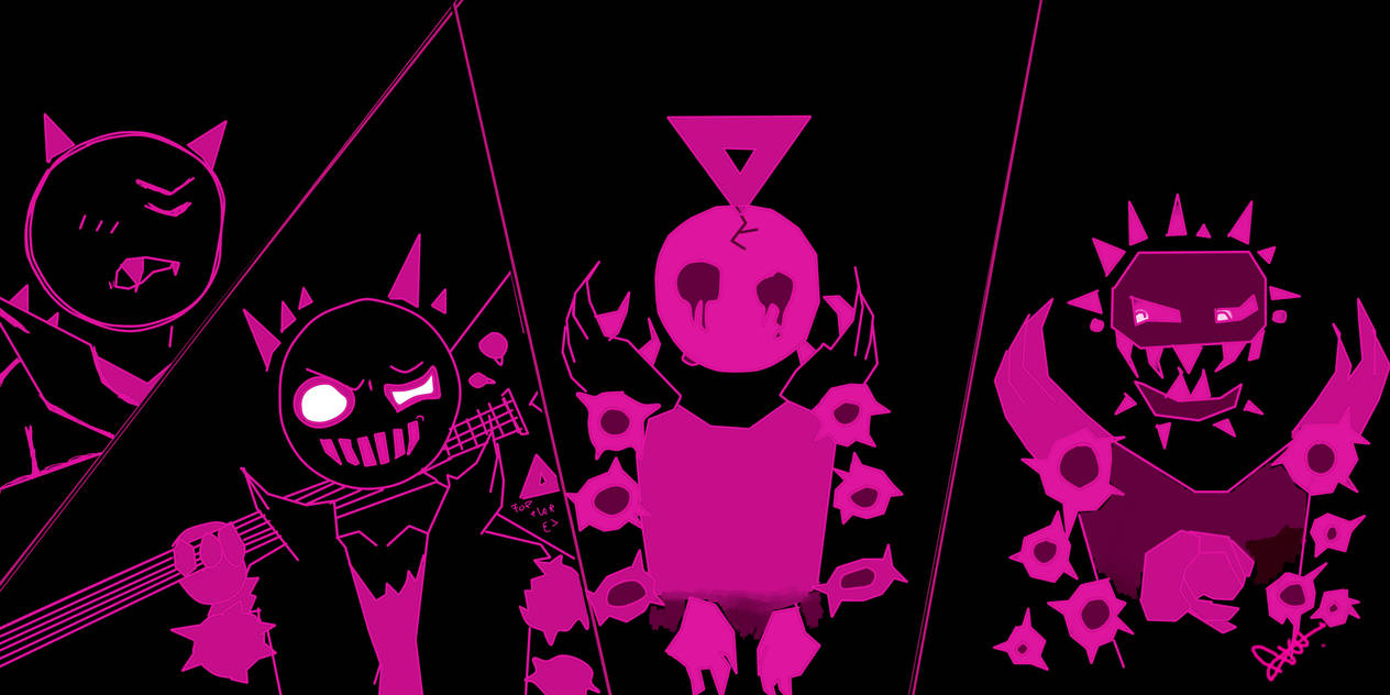 All Evolutions Jsab Pink Boss by nachikk on DeviantArt