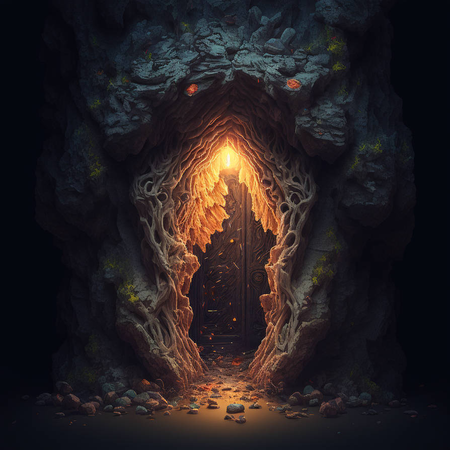 Dungeon Entrance To A Cave Hyper Detailed By Pronemo On DeviantArt dungeon-entrance-to-a-cave-hyper-detailed-by-pronemo-on-deviantart