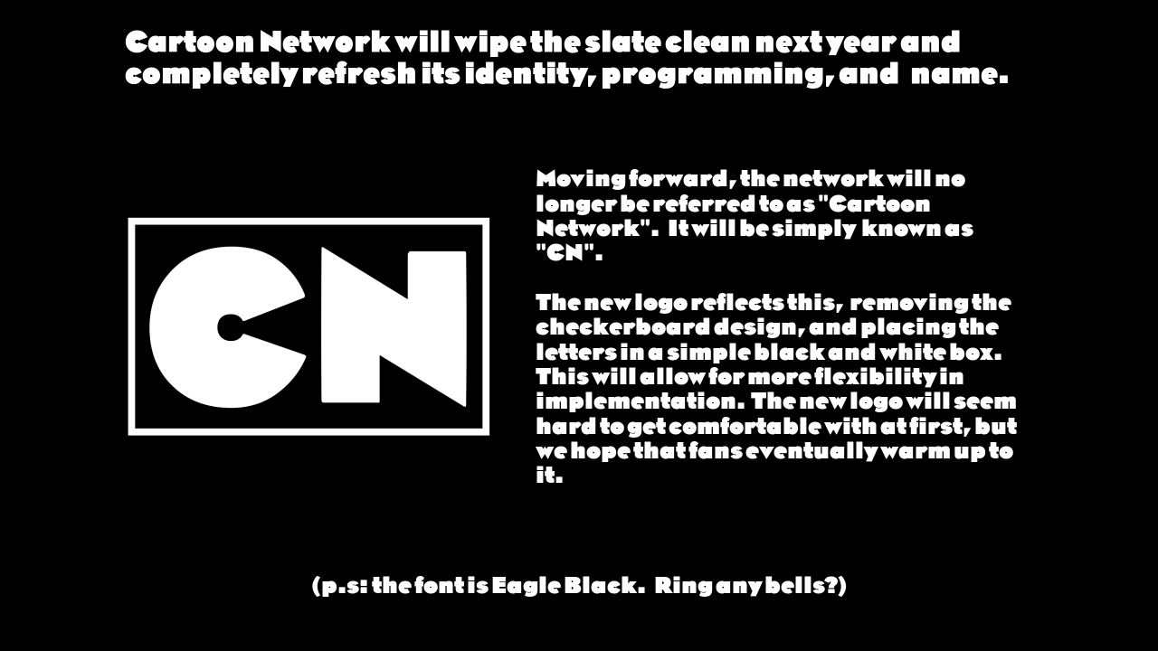 Cartoon Network Logo History (My Version by Beemo547 on DeviantArt