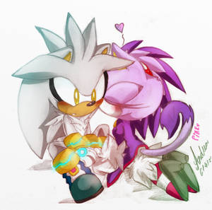 Silver and Blaze color in