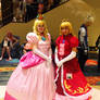 Pink and Red Peach Cosplay at A-kon 27