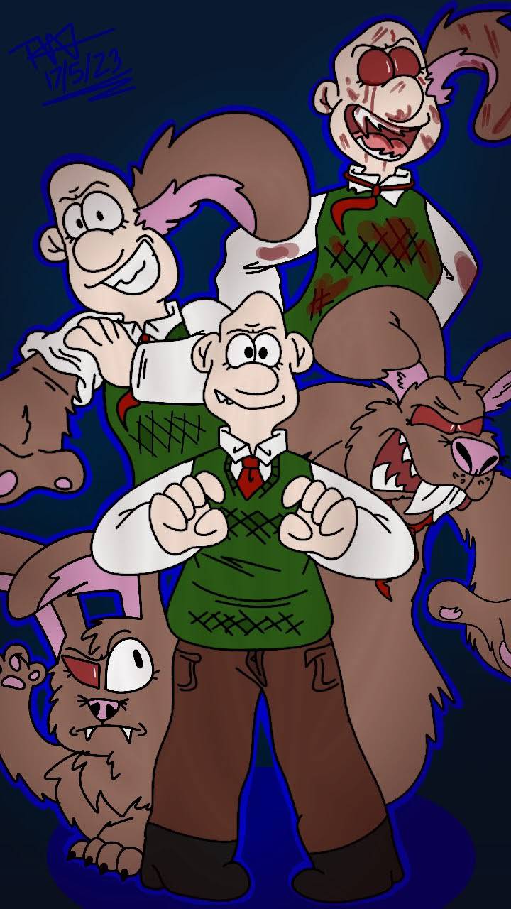 Wallace Style Wallace in one of my comice by fredwoodart on DeviantArt