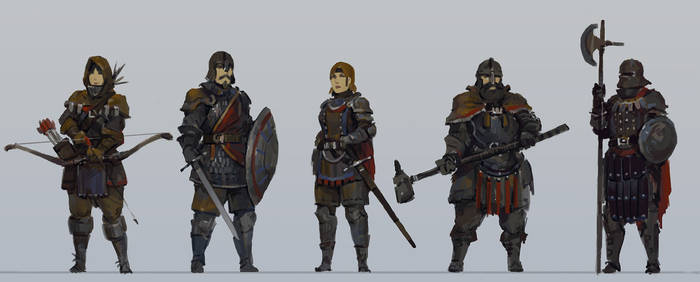 Medieval character concepts