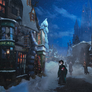 Hogsmeade before Christmas by DraakeT