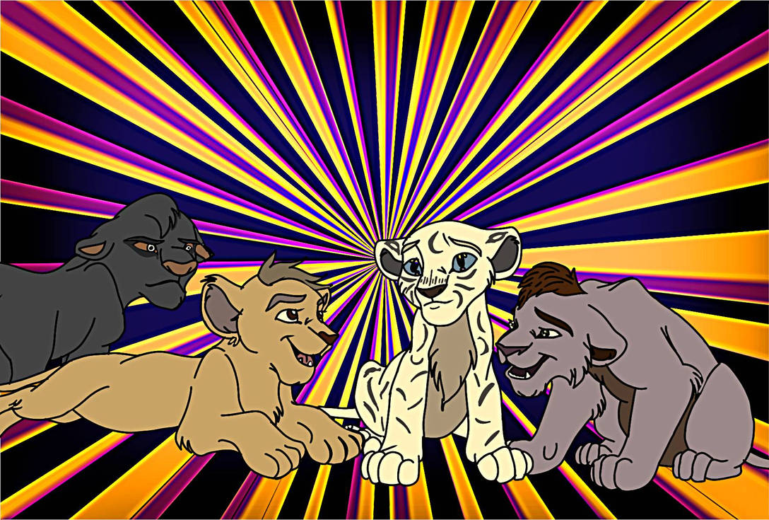 four lion cubs by brittlesskittlez on DeviantArt