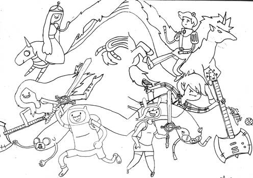 Adventure-Verse!!! (NO COLOR)