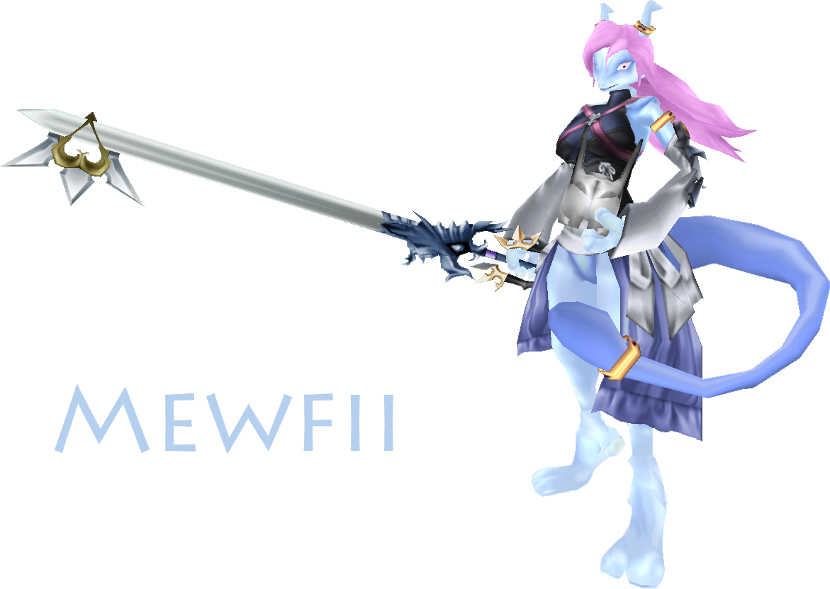 Mewfii [Request: OC Pokemon Kingdom Hearts Style]