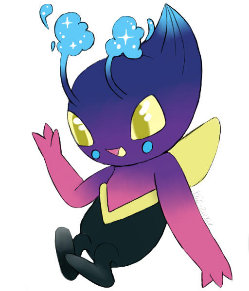 Celebi And Cosmog Fusion by biozuzu on DeviantArt