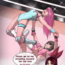 Commission:  Misaki vs Mighty Yukiko
