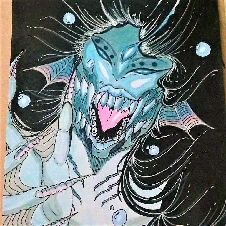 Serenephobia Angler Fish Siren Close Up