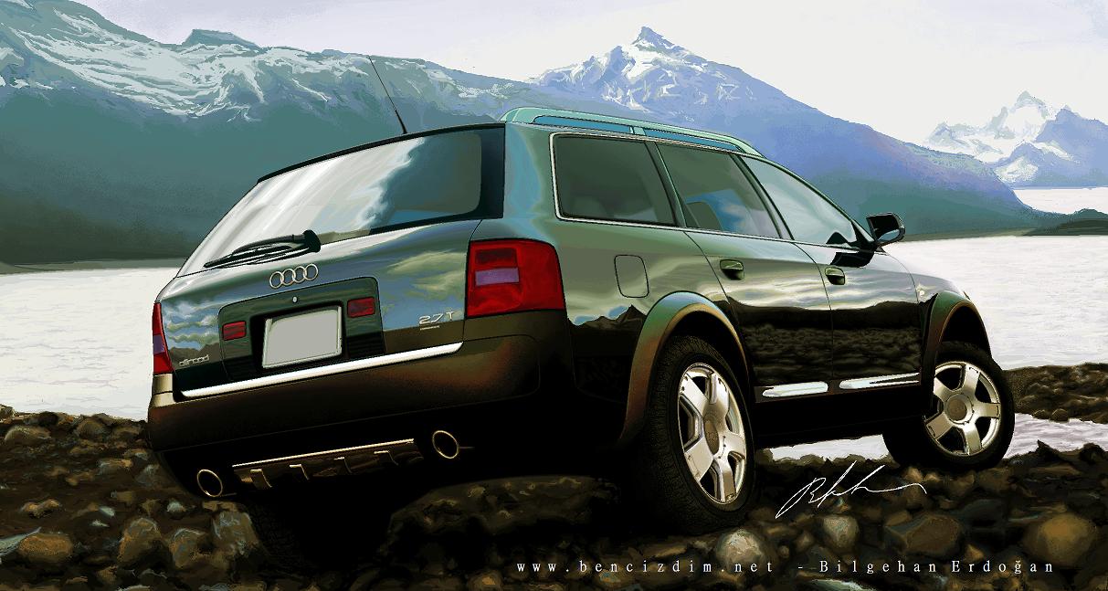 Audi Allroad in MS Paint