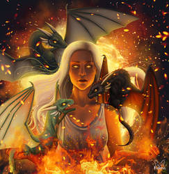 Calendar 2024 - January - Daenerys Targaryen