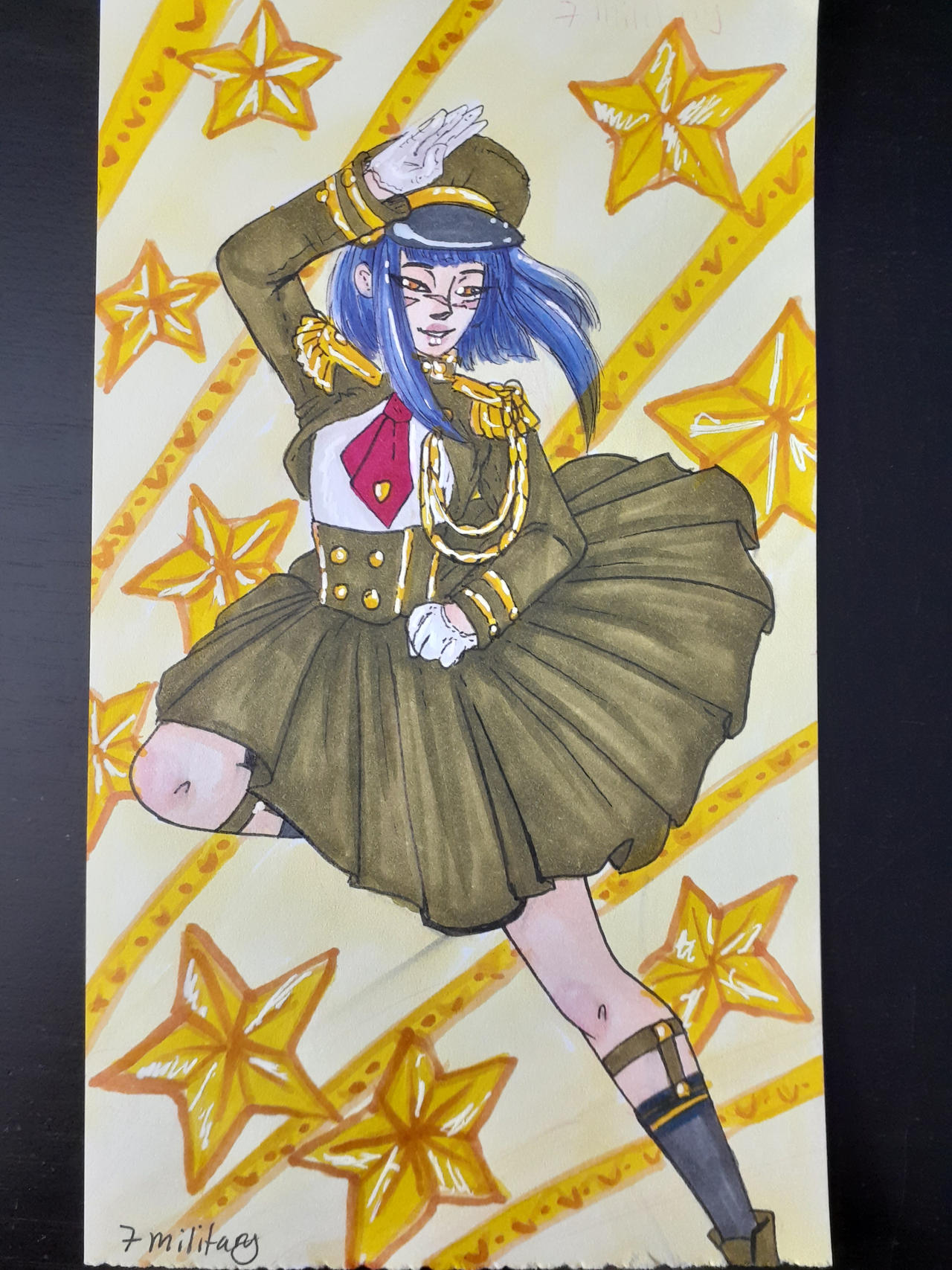 Magical Rmy Military Themed Magical girl OTA by crazy-peach-adopt on DeviantArt