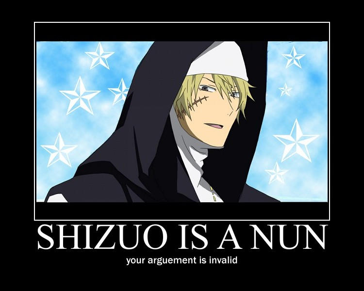 shizuo demotivational poster 4