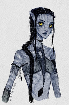 Na'vi female sketch