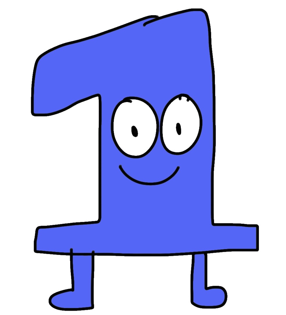 Number One Bfdi My First Drawing of One from BFDI by ChaseRafter on DeviantArt