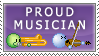 Proud Musician -Stamp by musicalsusical
