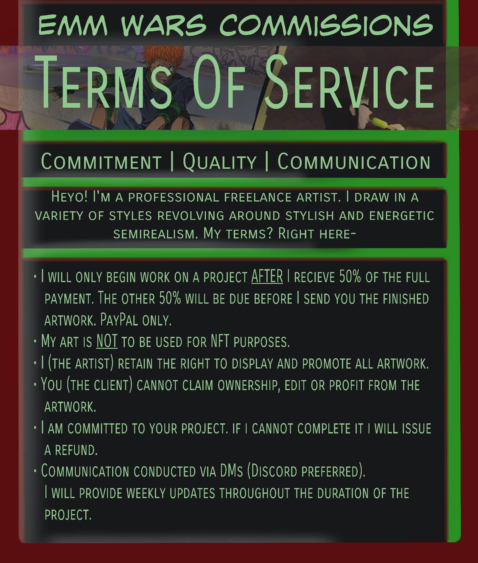 Commission ToS by EmmWars on DeviantArt
