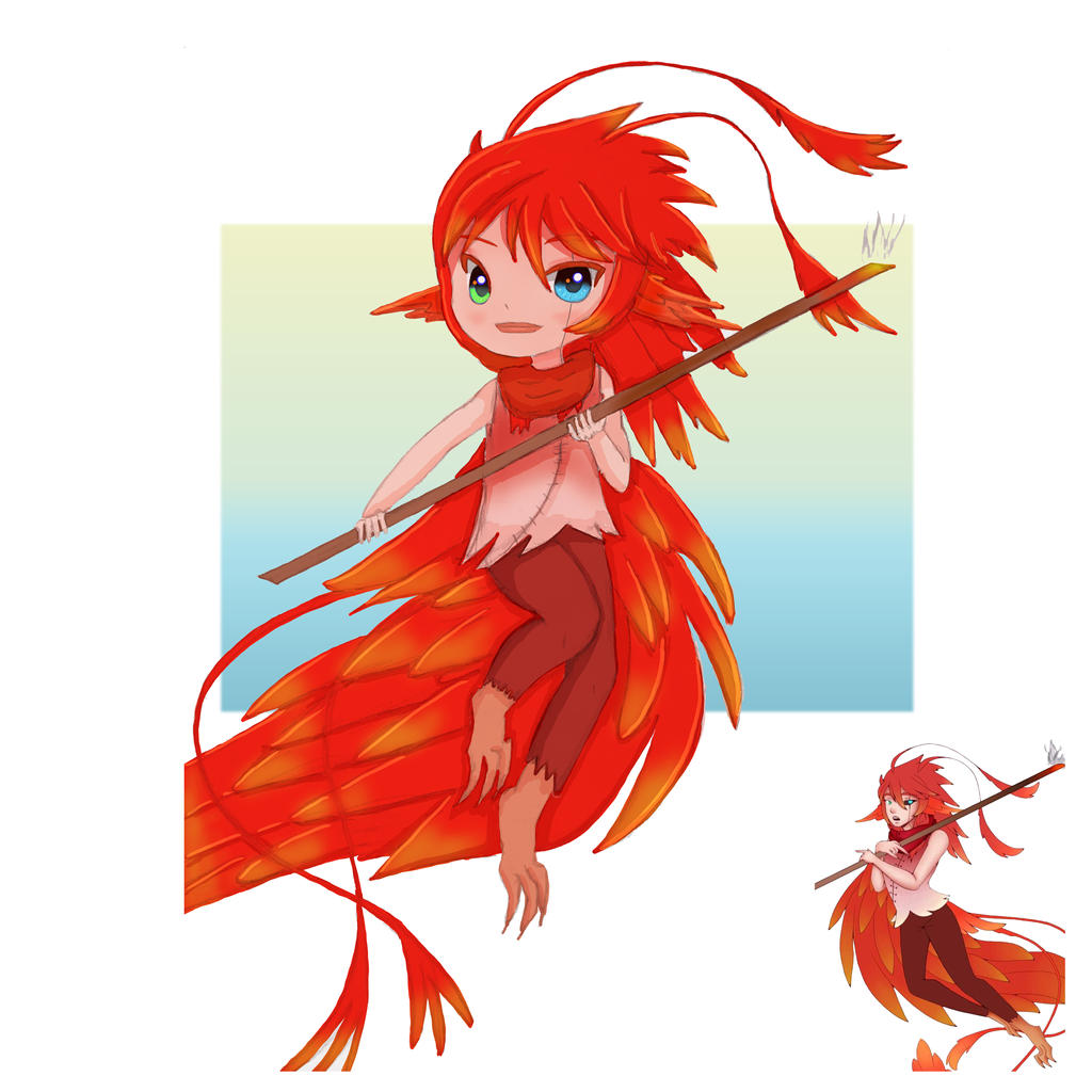 Drawing Your OCs - Red Phoenix Boy - Anime Chibi by paulablox on DeviantArt
