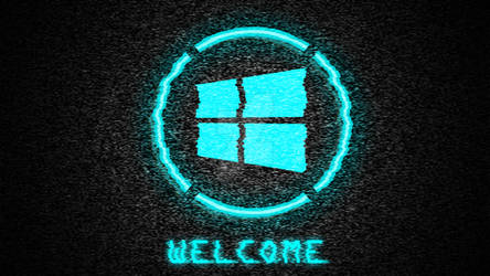 Windows 10 Glitchy Welcome screen