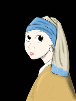 Girl with the Pearl earring in my style