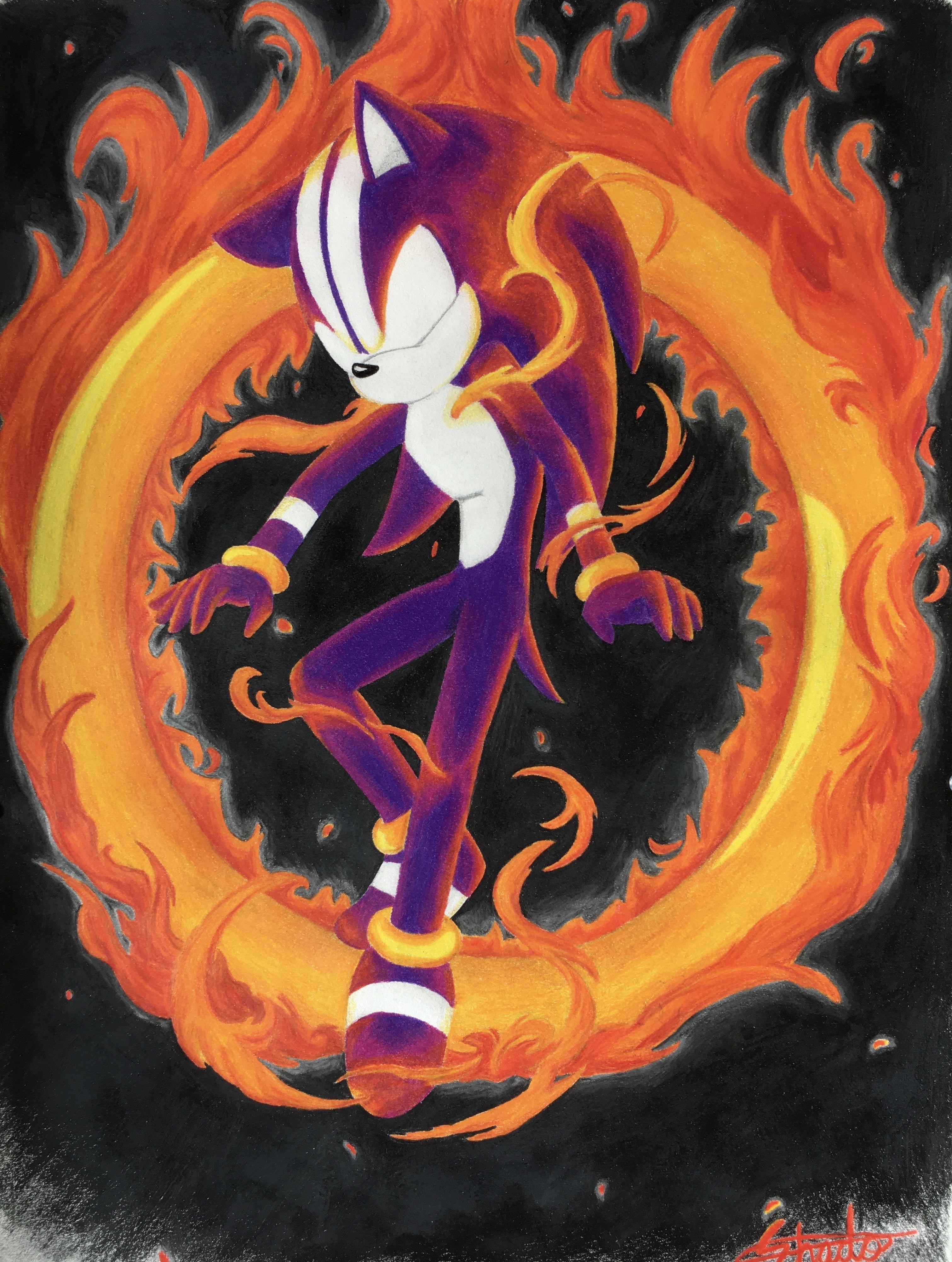 Gift: Darkspine Sonic by MidnightFire1222 on DeviantArt