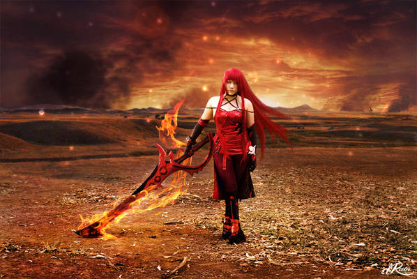 Crimson Avenger Elesis cosplay