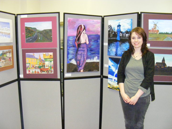 Me In Brynmawr Museum and my exhibition