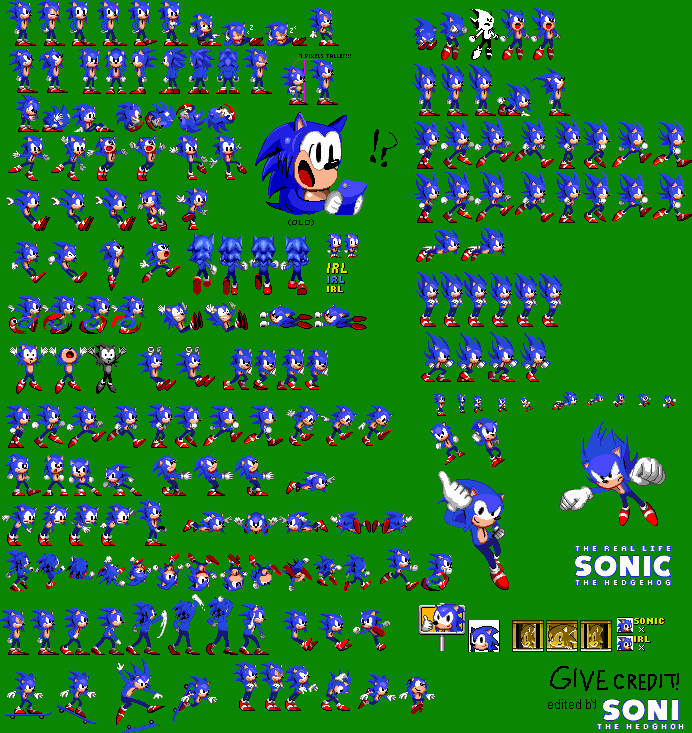 The Real Life Sonic Sonic 2 Style Sprite Sheet By SonitheHedghoh On the-real-life-sonic-sonic-2-style-sprite-sheet-by-sonithehedghoh-on