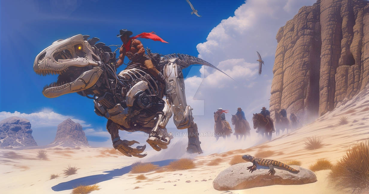 Real Cowboys Ride (mecha) Raptors by Lass007 on DeviantArt