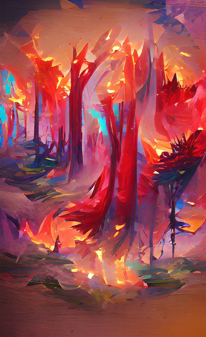 Forest fire 2 by BlackSnowMaker on DeviantArt