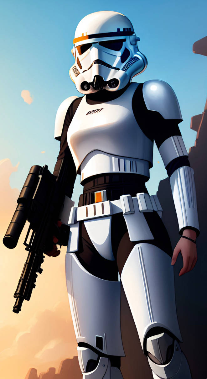Female stormtrooper by BlackSnowMaker on DeviantArt