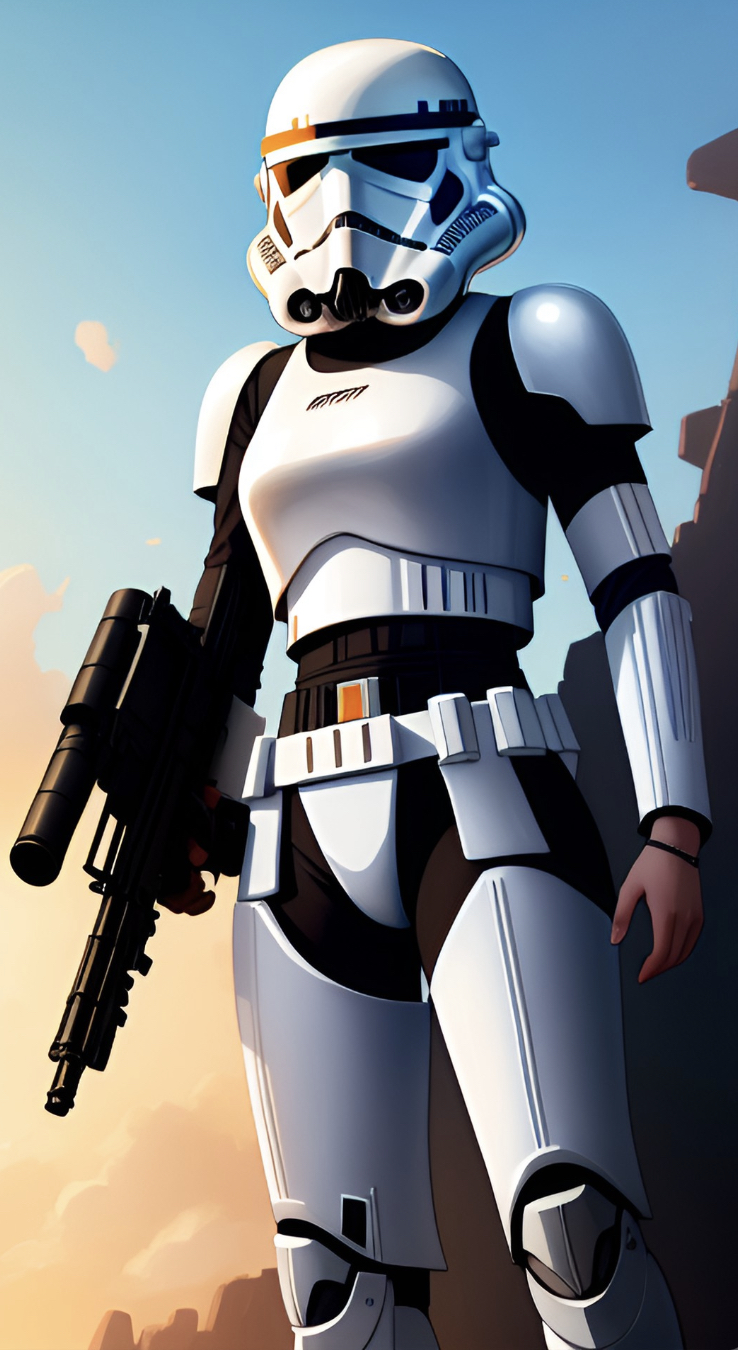Shortrooper Female stormtrooper by BlackSnowMaker on DeviantArt