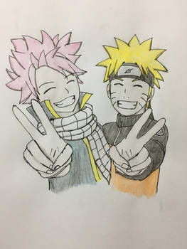 Natsu and Naruto