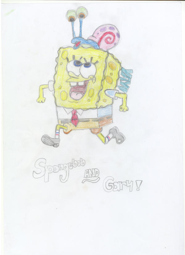 spongebob and gary by espioXkasumi4eva on DeviantArt