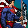 Patriotic Superman (color)