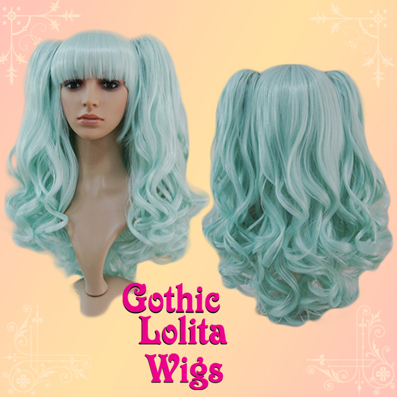 Wavy Mint Lolita Wig