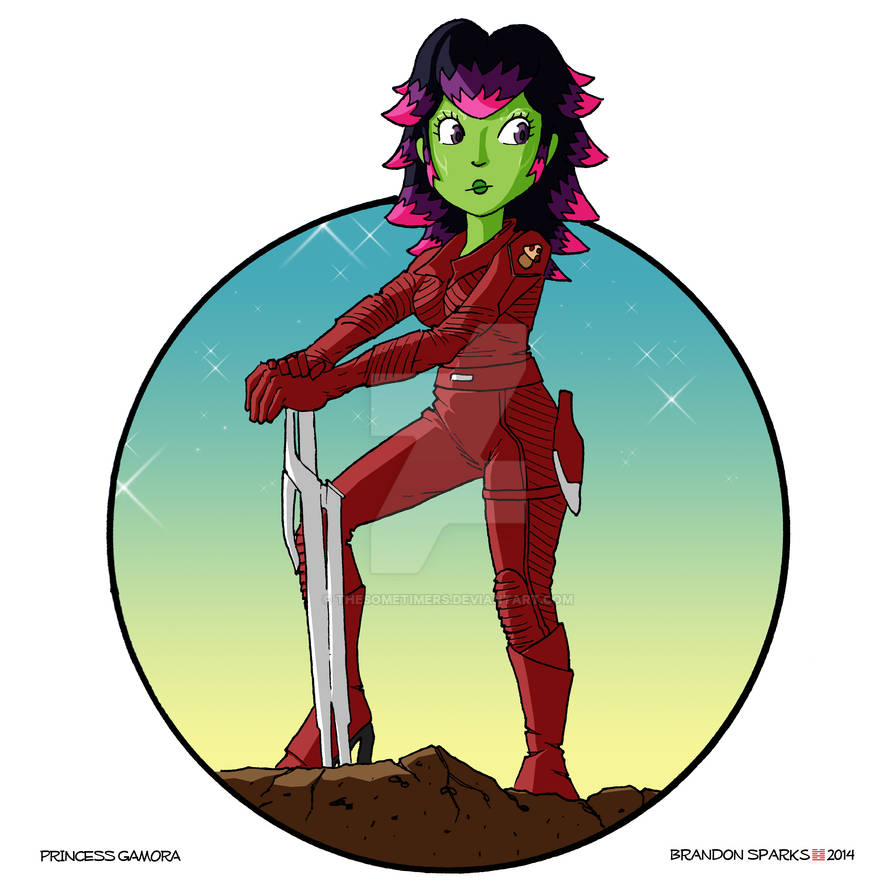 Princess Gamora Princess Gamora by thesometimers on DeviantArt