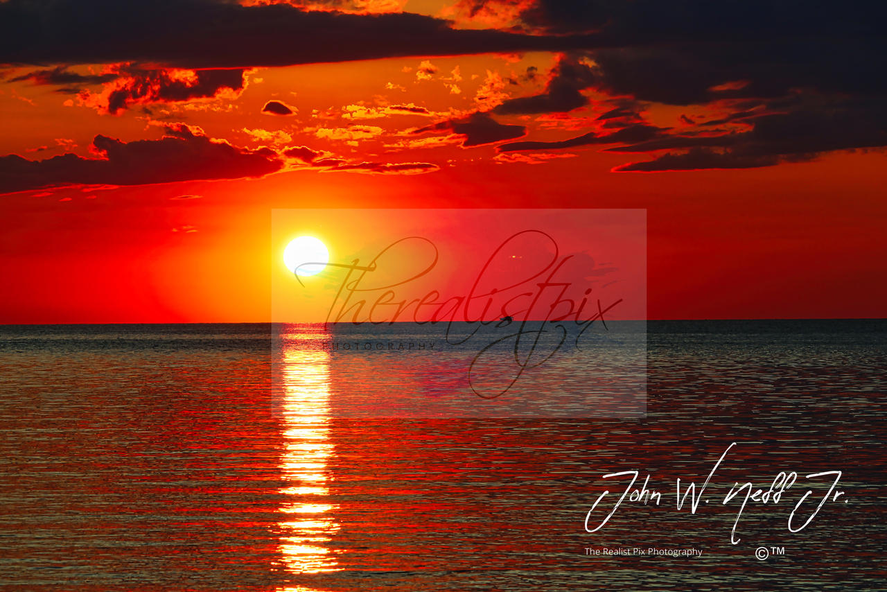 Single Yacht Red Sunset by therealistpix on DeviantArt