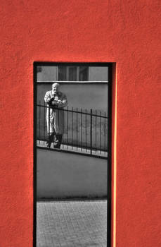 Portrait in the mirror.