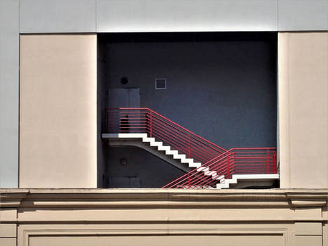 Red stairs